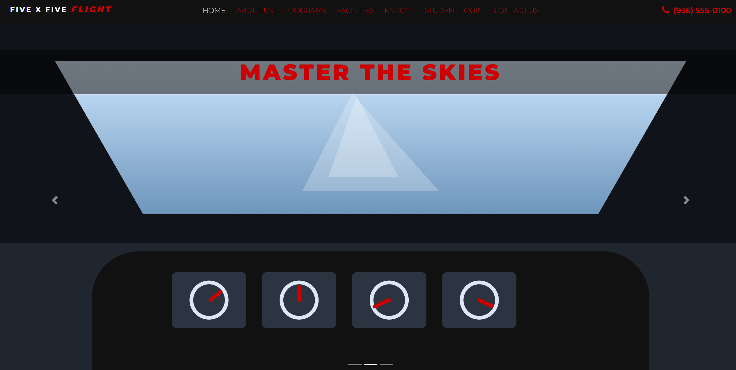 Five X Five Flight Website