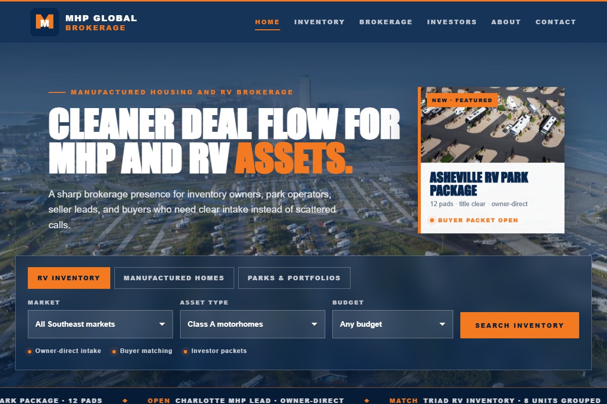MHP Global Brokerage Website