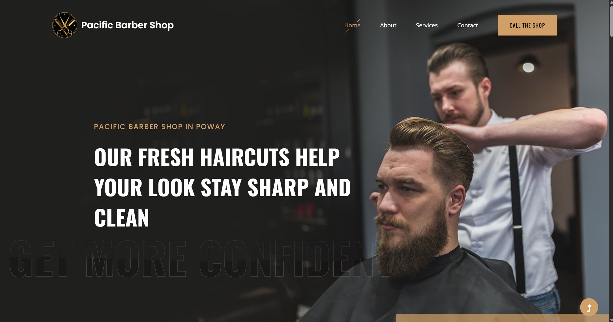 Pacific Barber Shop Website