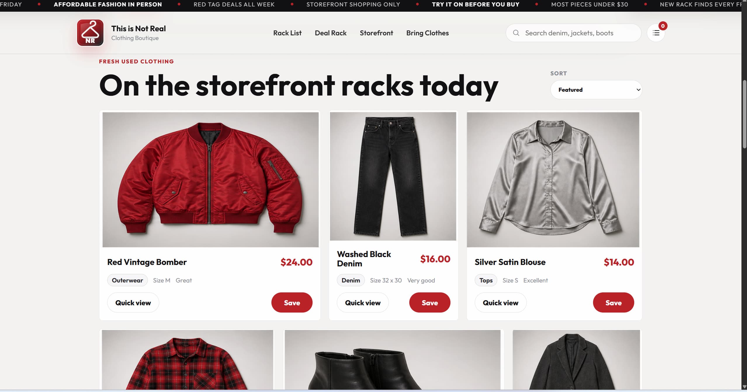 This Is Not Real Luxury Thrift Shop