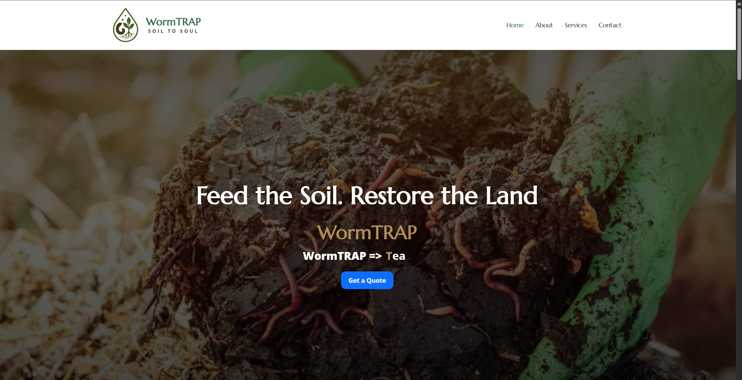 WormTRAP Website